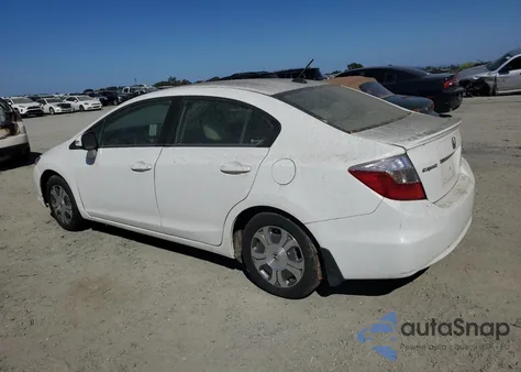 2012 Honda Civic Hybrid из США, поврежденный, VIN JHMFB4F25CS007876